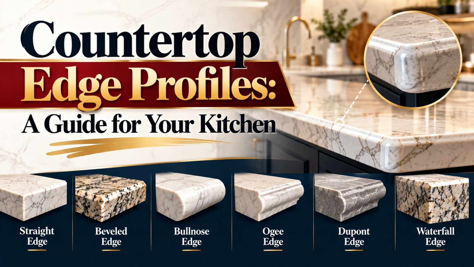 Countertop Edge Profiles: A Guide for Your Kitchen