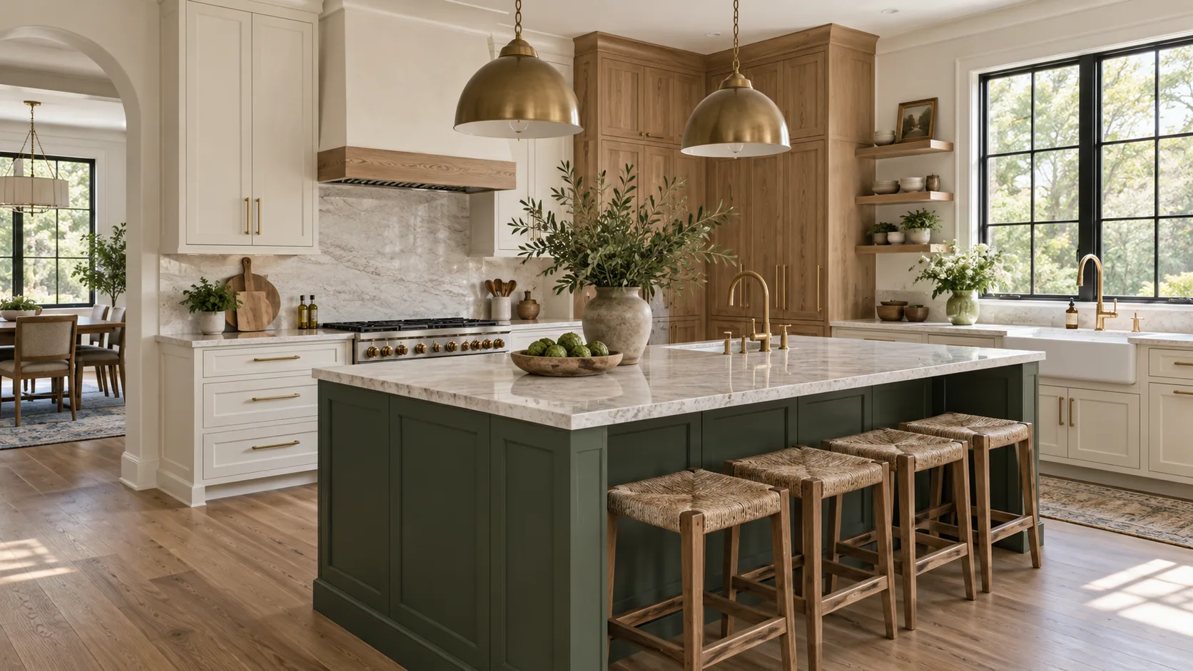 Warm White, Natural Wood or Two-Tone Cabinets?