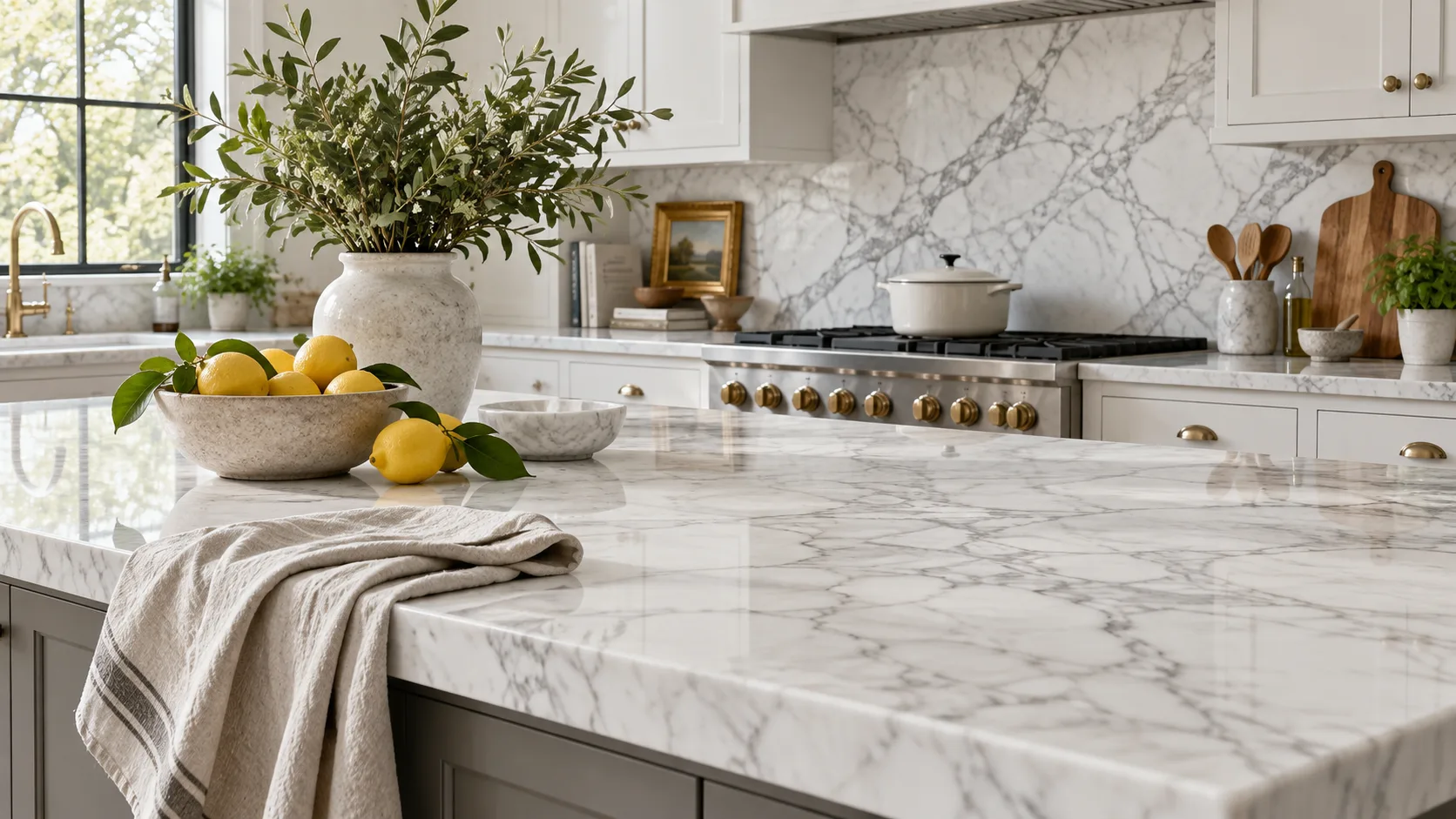Marble Countertops: Beauty, Maintenance and Best Uses